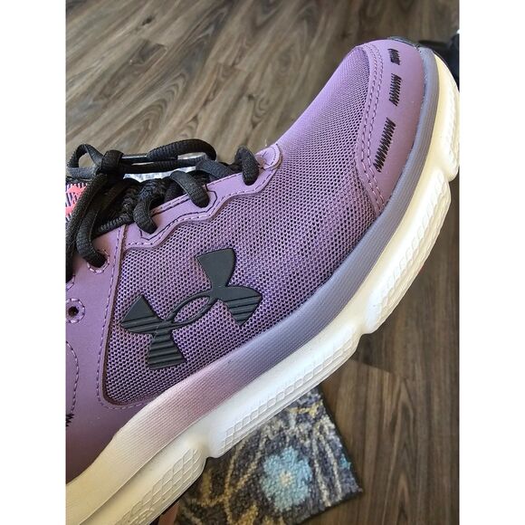 Women's Under Armour Charged Assert 10 Running Shoes Purple Size 8.5 - Picture 7 of 8